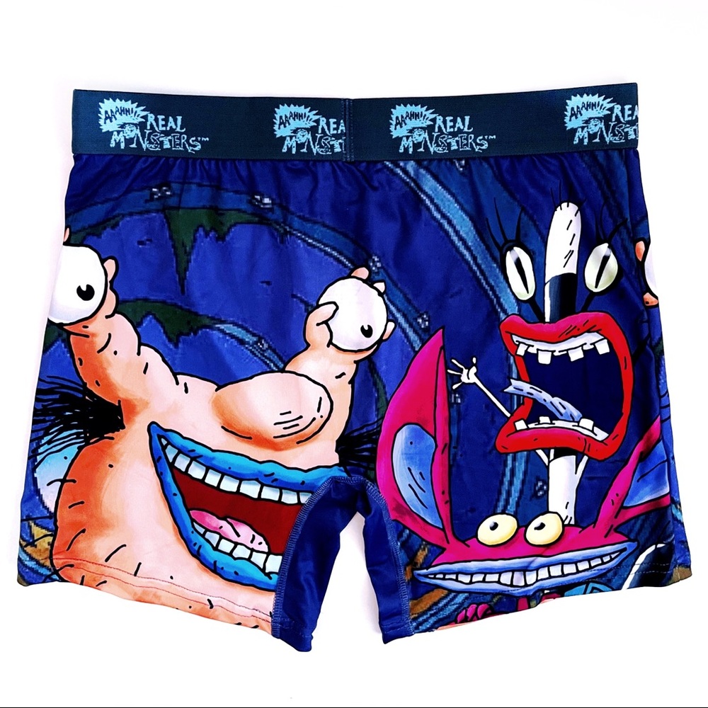 Nickelodeon Aaahh!!! Real Monsters 90s Retro Boxer Briefs Underwear Mens Small - Picture 4 of 8
